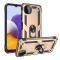  Samsung Galaxy A22 5G - Armor Hybrid Ring Skal - Guld