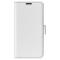  iPhone 16 Fodral Läder Crazy Horse Vit
