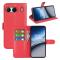  OnePlus Nord 4 Fodral Litchi Läder Röd