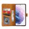  Samsung Galaxy S21 FE Fodral Premium Med Frontficka Svart