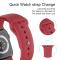 ColorPop Apple Watch 38/40/41/42 mm Silikon Armband (M/L) Crimson