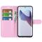  Motorola Edge 30 Ultra 5G Fodral Litchi Läder Ljus Rosa