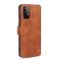 DG.MING Samsung Galaxy A52 / A52s - DG.MING Retro Läder Fodral - Brun