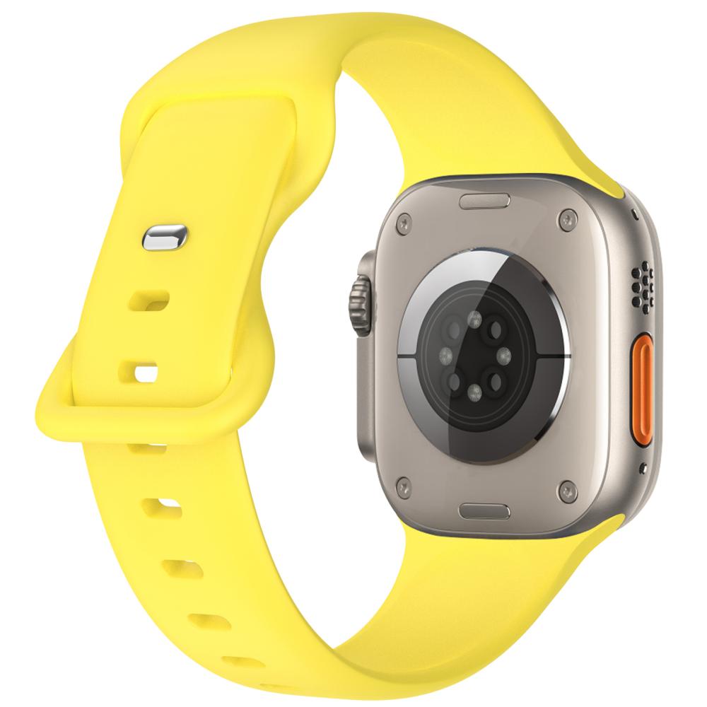 ColorPop Silikon Armband Butterfly Apple Watch 42/44/45/46/49 mm (M/L) Gul