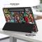  Lenovo Tab P12 Fodral Tri-Fold Läder Graffiti
