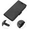  Google Pixel 11/10 Fodral Crazy Horse Läder Svart