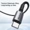 MCDODO Mcdodo 1m 60W PD USB-C - USB-C Snabbladdningskabel Svart