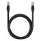 BASEUS BASEUS 1.5 m Cat5 RJ45 Nätverkskabel Svart
