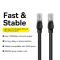 BASEUS BASEUS 1.5 m Cat5 RJ45 Nätverkskabel Svart