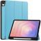  Samsung Galaxy Tab S11 Fodral Tri-Fold Läder Blå