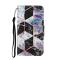  Samsung Galaxy A52 / A52s - Fodral Med Tryck - Svart/Vit Marmor