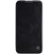 NILLKIN iPhone 13 Pro Max - NILLKIN Qin CamShield Läder Fodral - Svart