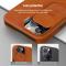 NILLKIN iPhone 13 Pro Max - NILLKIN Qin CamShield Läder Fodral - Svart