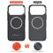 Tech-Protect Tech-Protect iPhone 17 Pro Skal MagSafe ION Carbon Svart