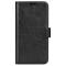  iPhone 16 Fodral Läder Crazy Horse Svart