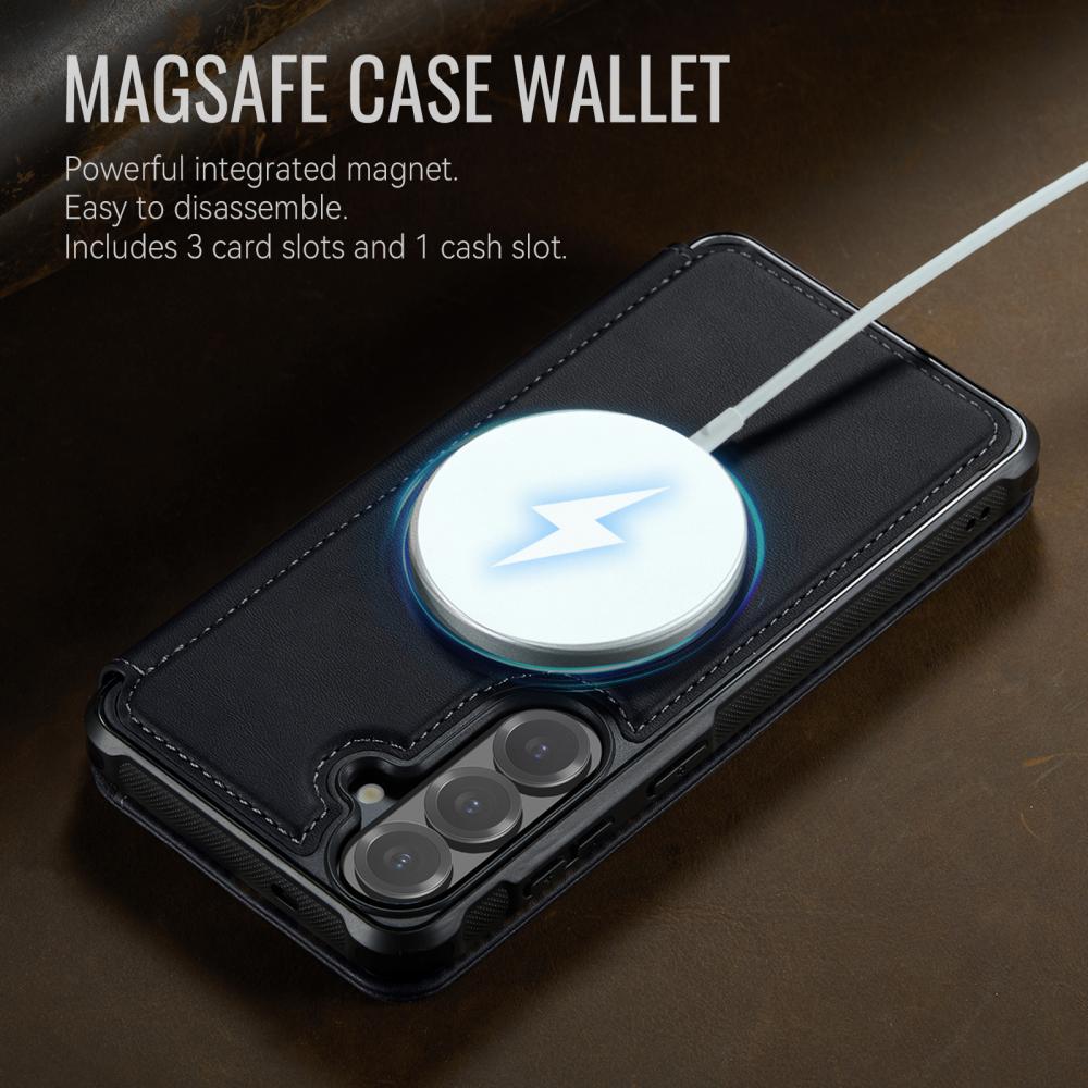 CASEME CASEME Samsung Galaxy S26 Skal RFID Plånbok Svart