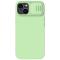 NILLKIN NILLKIN iPhone 14 Skal MagSafe CamShield Silky Liquid Grön