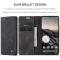 CASEME CASEME Google Pixel 9a Fodral Flip Retro Läder Svart