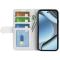  Google Pixel 11/10 Fodral Crazy Horse Läder Vit