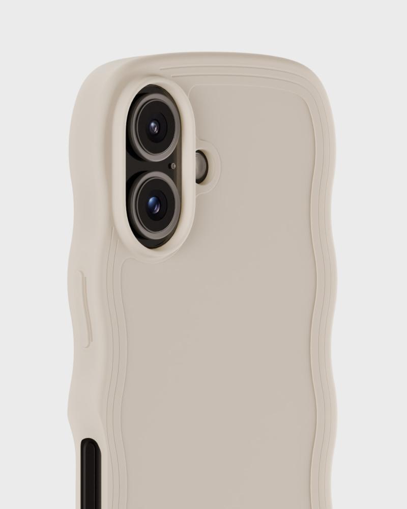 holdit holdit iPhone 16 Skal Wavy Light Beige