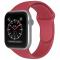 ColorPop Apple Watch 38/40/41/42 mm Silikon Armband (S/M) Crimson