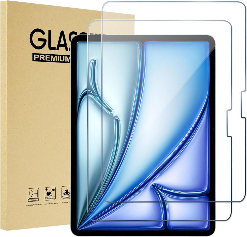  2-Pack iPad Air 13 2025/2024 Skärmskydd I Härdat Glas