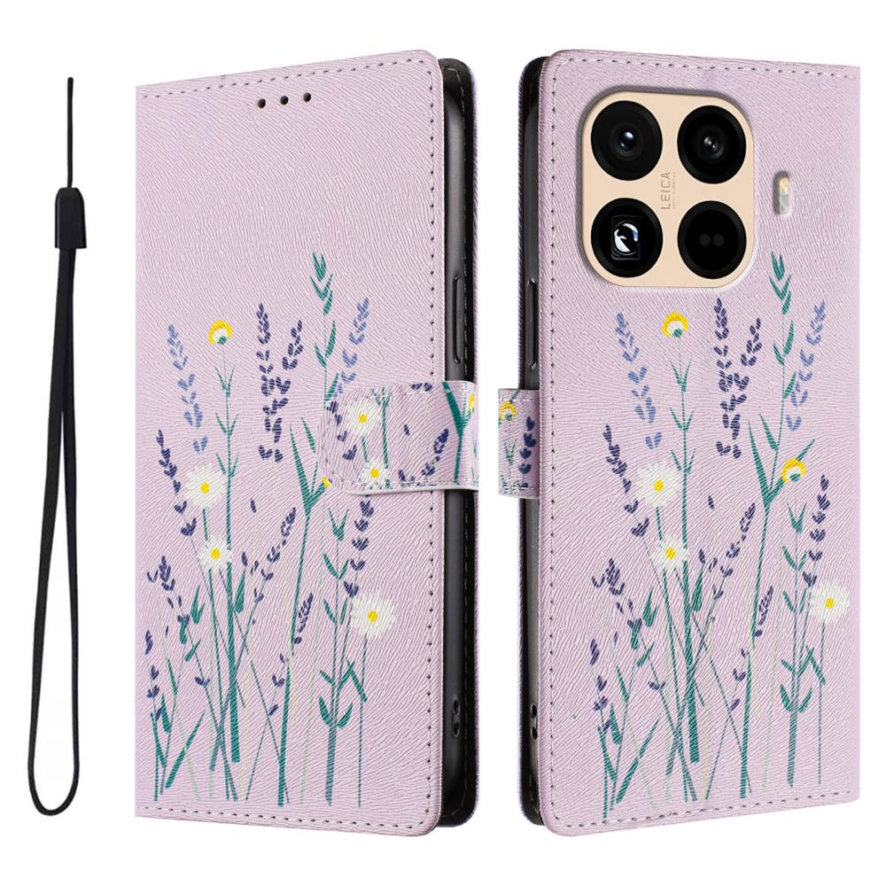  Xiaomi 15T Pro Fodral Med Tryck Lavendel Lila