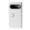  Google Pixel 11/10 Fodral Crazy Horse Läder Vit
