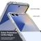  Samsung Galaxy Z Flip 8 Skal Stöttåligt TPU Transparent