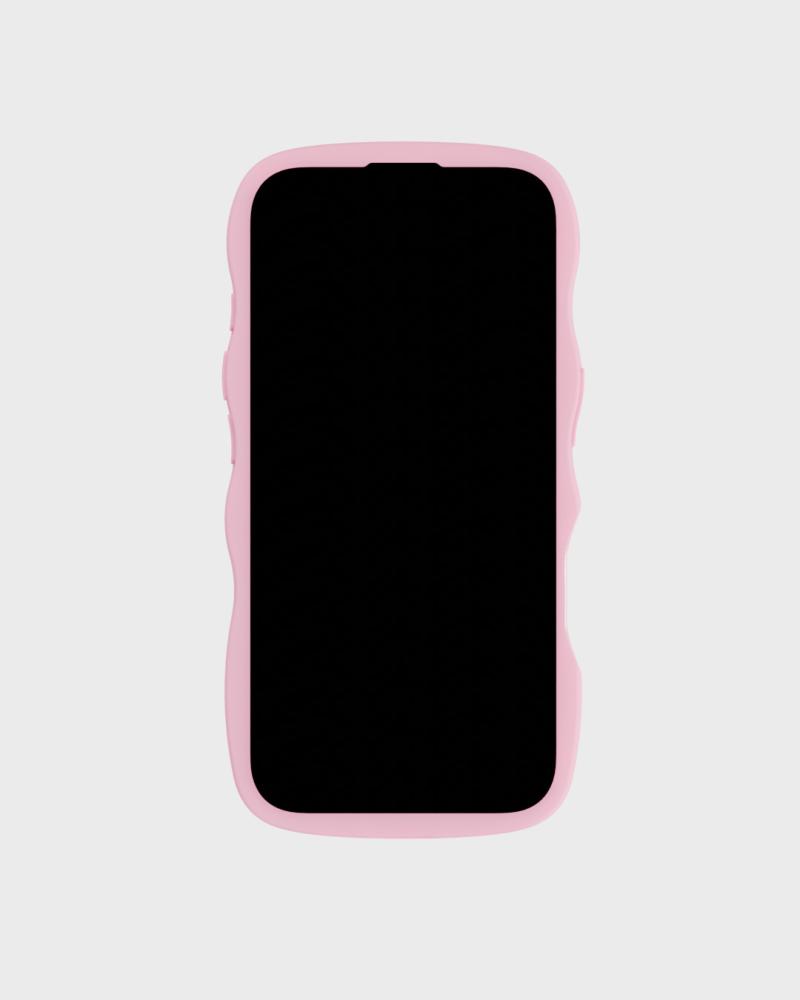 holdit holdit iPhone 16 Plus Skal Wavy Pink/Transparent