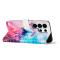  Samsung Galaxy S26 Ultra Fodral Läder Marmor Rosa / Lila