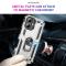  iPhone 16 Skal Shockproof Hybrid Ring Silver