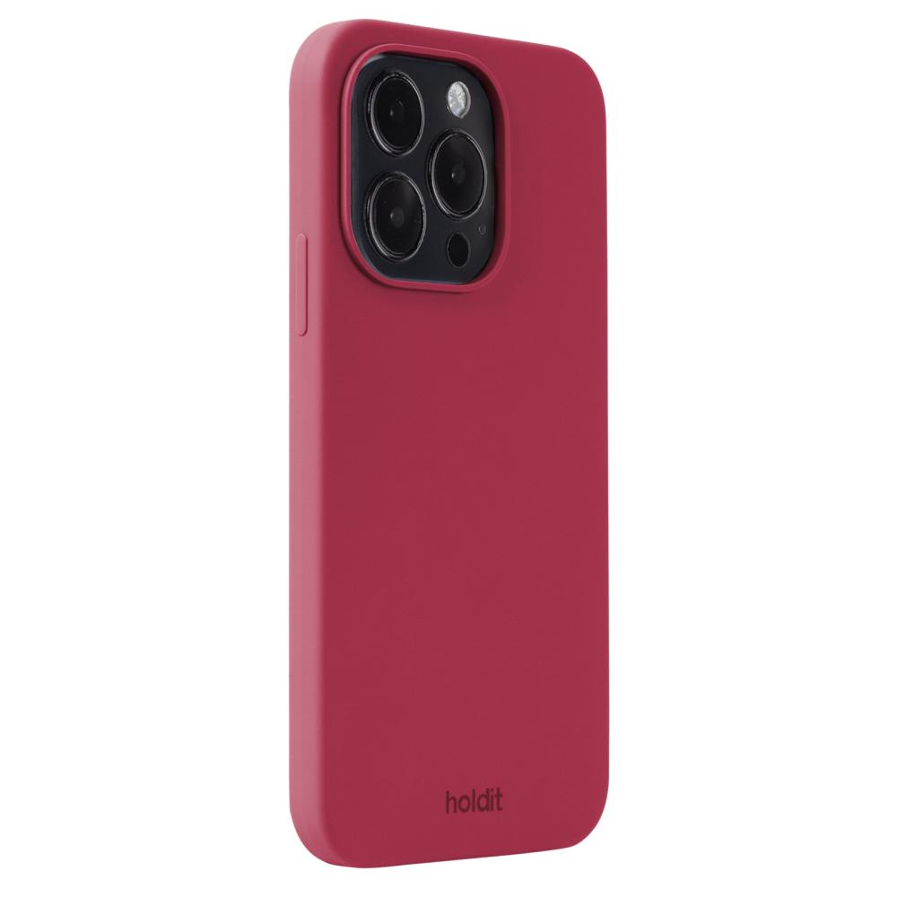 holdit holdit iPhone 14 Pro Mobilskal Silikon Red Velvet