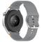  Klockarmband 20 mm Silikon Wave Design Mörk Grå