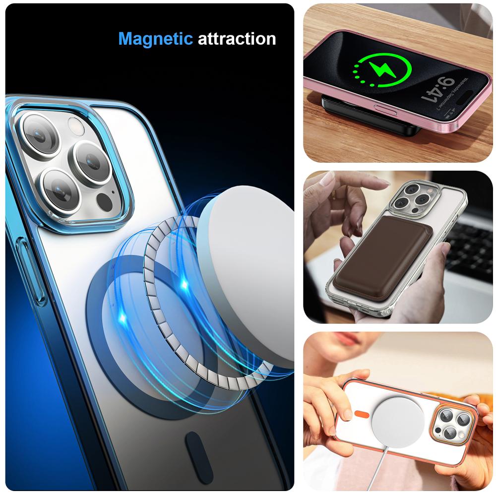 ColorPop ColorPop iPhone 15 Pro Max Skal CH MagSafe Transparent/Svart