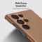 DUX DUCIS DUX DUCIS Galaxy S23 Ultra Skal Grit Läderbelagt Brun