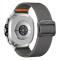  Galaxy Watch 8 46/44/40 mm Armband Justerbart Nylon Grå