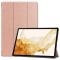  Galaxy Tab S10 Plus/S9 Plus/S9 FE Plus Fodral Tri-Fold Roséguld