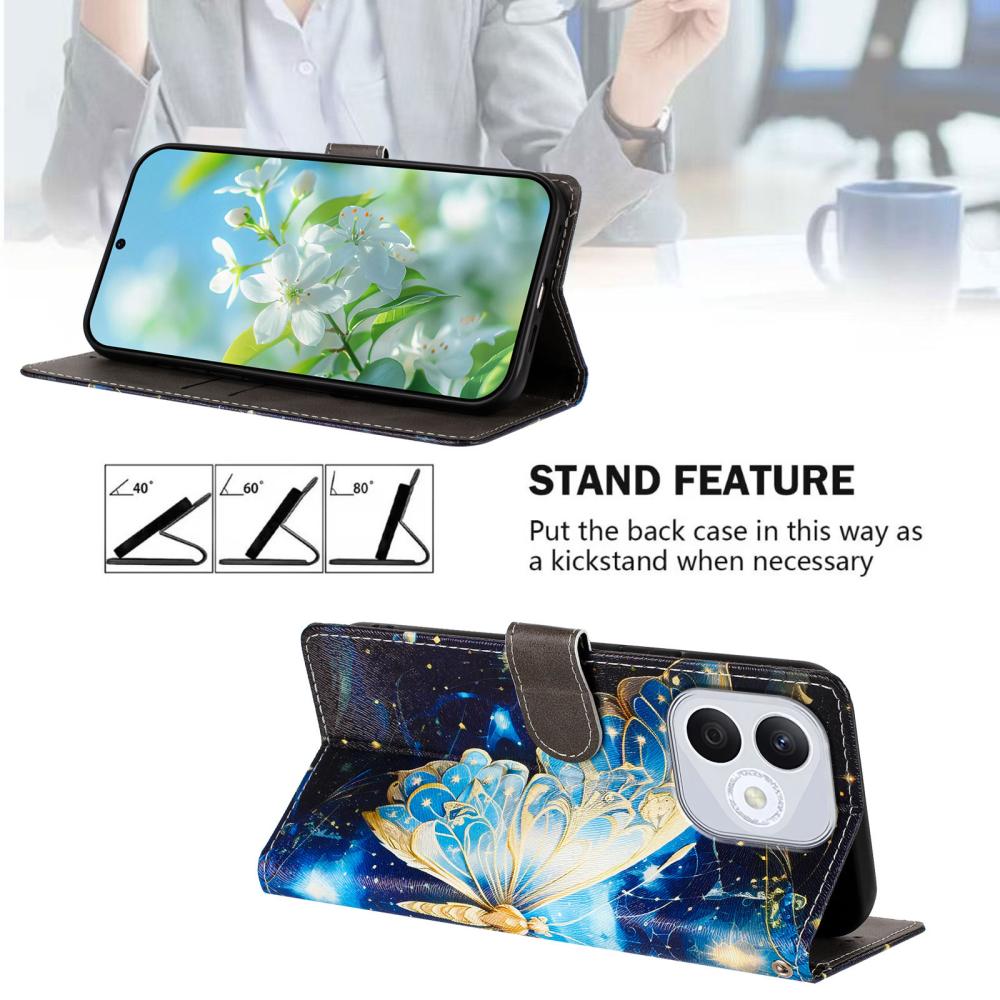  Honor 400 Lite Fodral Med Tryck Stor Fjäril