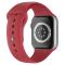 ColorPop Apple Watch 42/44/45/46/49 mm Silikon Armband (S/M) Crimson