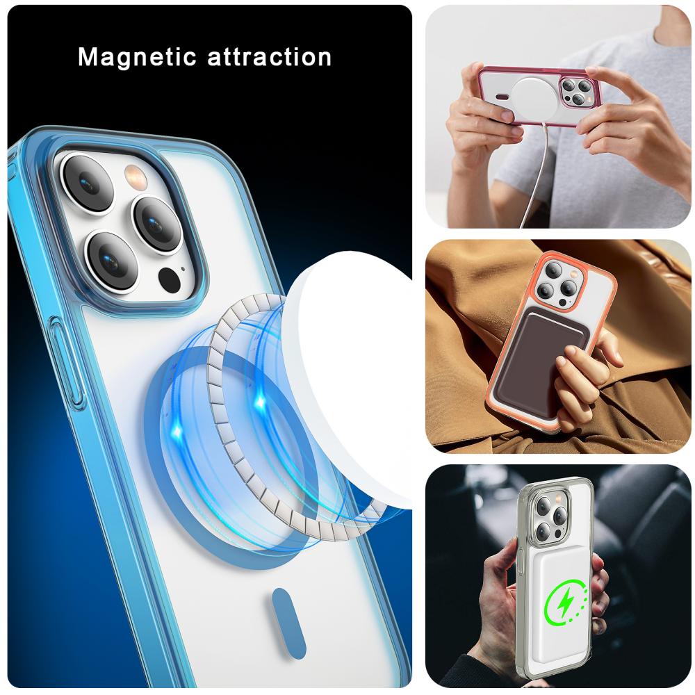 ColorPop ColorPop iPhone 14 Pro Max Skal CH MagSafe Transparent/Svart