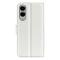  Samsung Galaxy S25 Edge Fodral Litchi Läder Vit