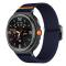  Galaxy Watch 8 46/44/40 mm Armband Justerbart Nylon Mörk Blå