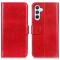  Samsung Galaxy A36 5G/A56 5G Fodral Crazy Horse Läder Röd