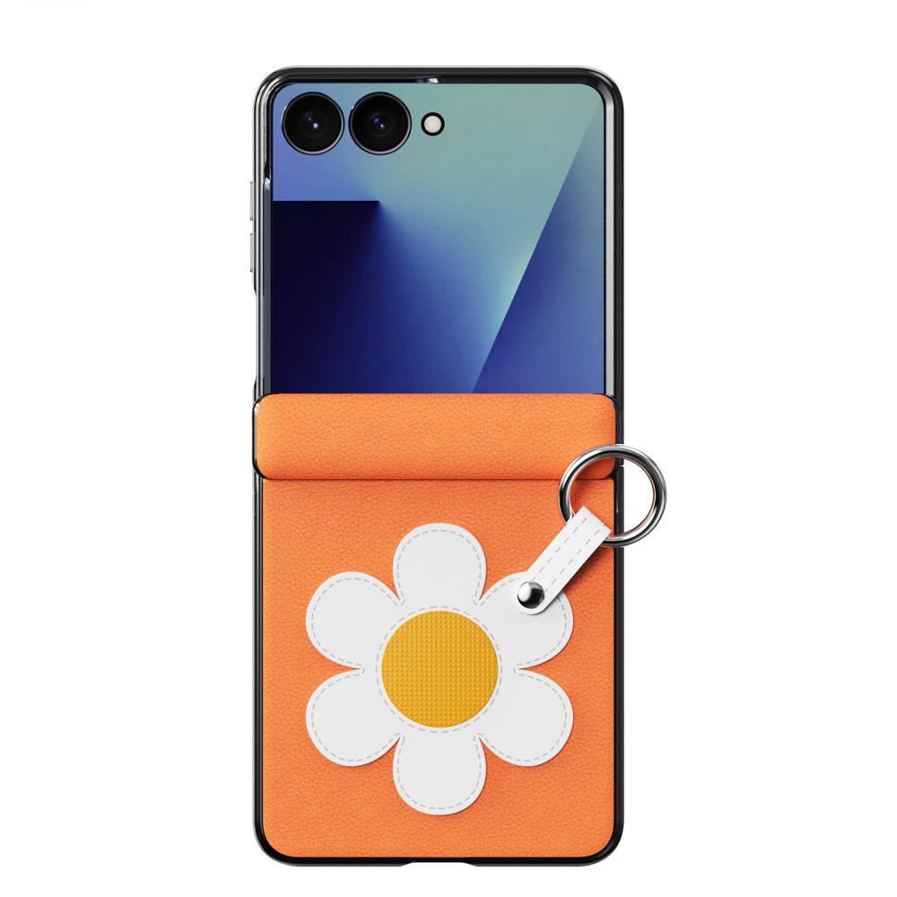 DUX DUCIS DUX DUCIS Samsung Galaxy Z Flip 8 Skal PU-Läder Prästkrage