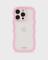 holdit holdit iPhone 16 Pro Skal Wavy Pink/Transparent