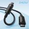 BASEUS Baseus 3m 240W USB-C - USB-C Kabel Tungsten Gold Series Svart