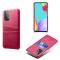 KSQ Samsung Galaxy A52 / A52s - KSQ Skal Med Kortfack - Rosa