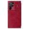 NILLKIN NILLKIN Samsung Galaxy S22 Ultra Fodral Qin Series Röd