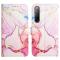  Sony Xperia 10 IV Fodral Marmor Rosa/Guld